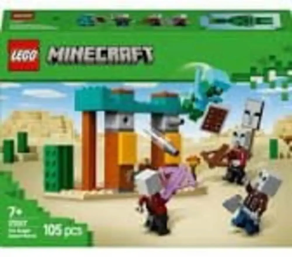 LEGO Minecraft The Illager Desert Patrol 21267 Building Toy Set (105 Pieces)